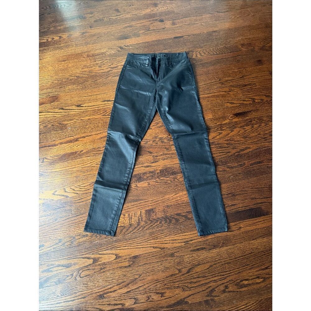 Calvin Klein Black Coated Skinny Jeans
